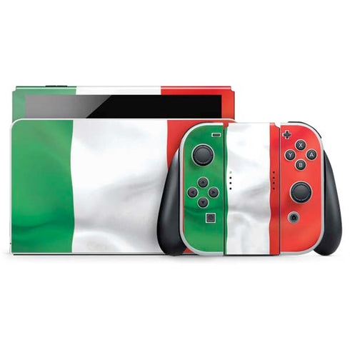 Italy Flag Nintendo Switch OLED (2021) Skin